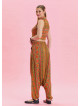 Orange Ethnic Shalwar with Pocket Detail and Laced Legs 4477